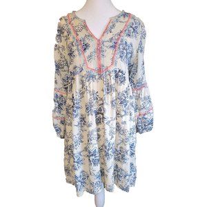 True Craft Floral Embroidered Dress Size S